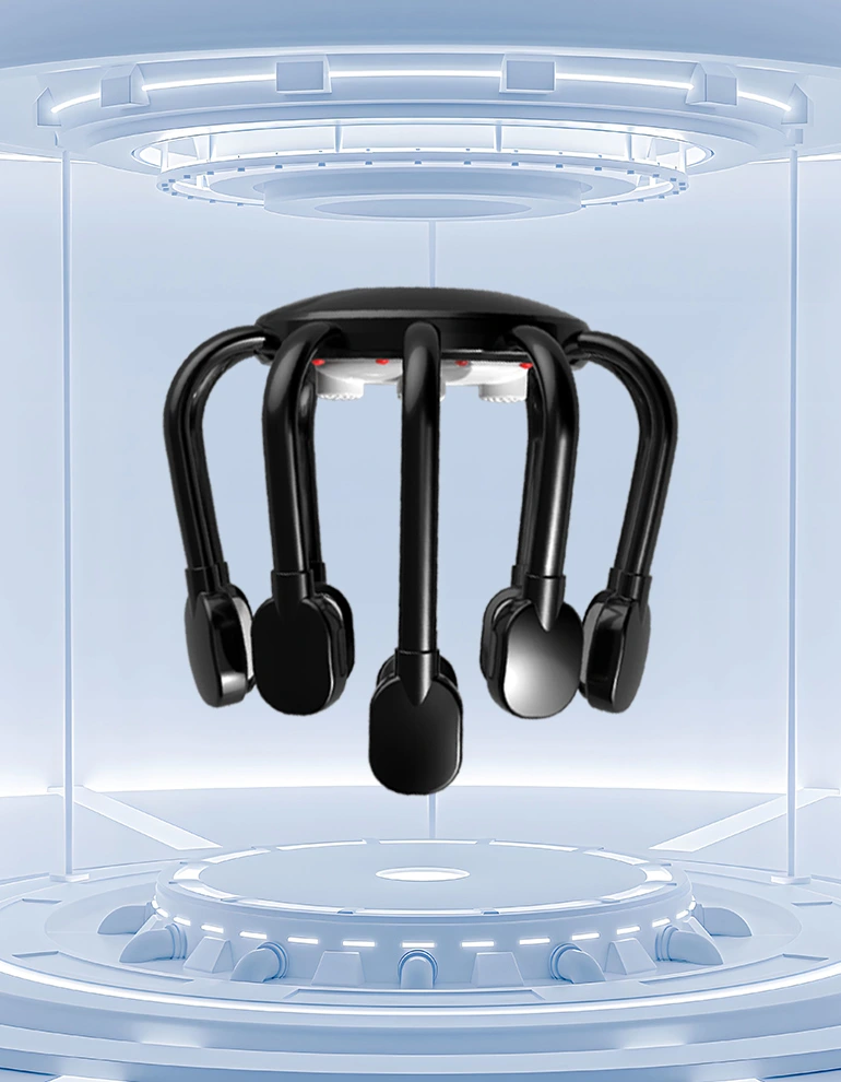 Intelligent huvudmassager