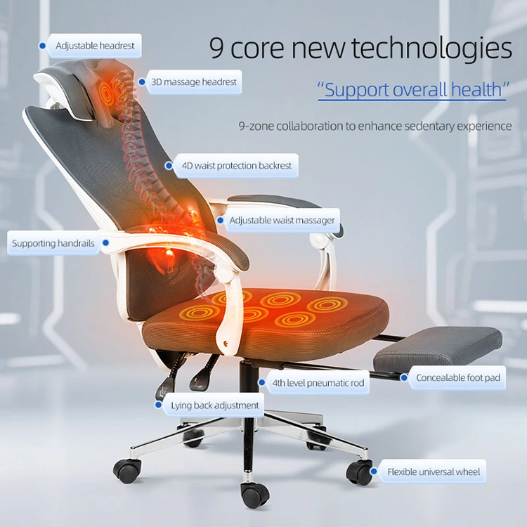 Smart ergonomisk kontorsmassagestol