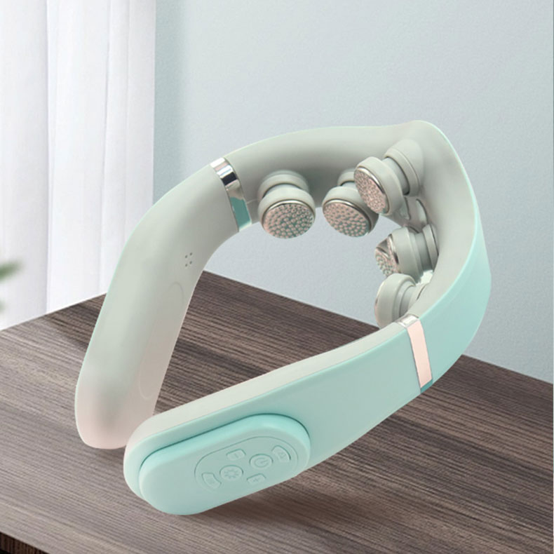 Bärbar elastisk nackmassage